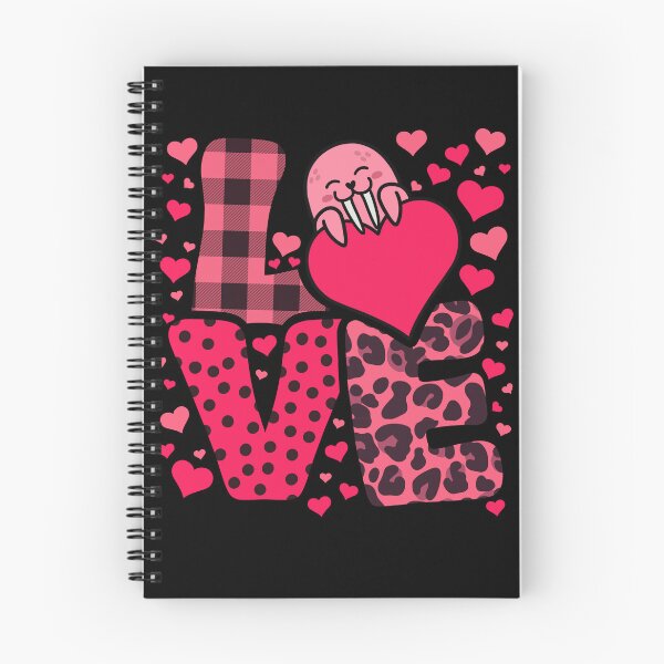 Item preview, Cute Kawaii Valentine Walrus Love Hearts Valentines Day designed and sold by JokeGysen.
