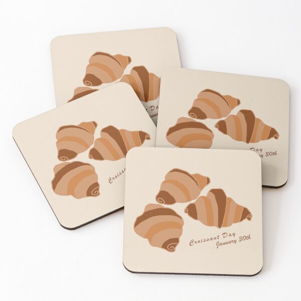 Item preview, January 30th National Croissant Day designed and sold by CarlottaLai.