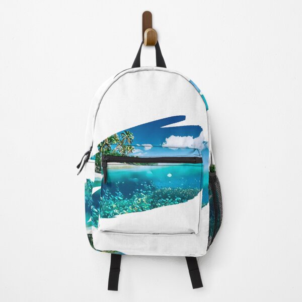 Item preview, Tropical Island Vibes Print. For an ocean lover, for a surfer, for a beach bum. designed and sold by Wentoo.