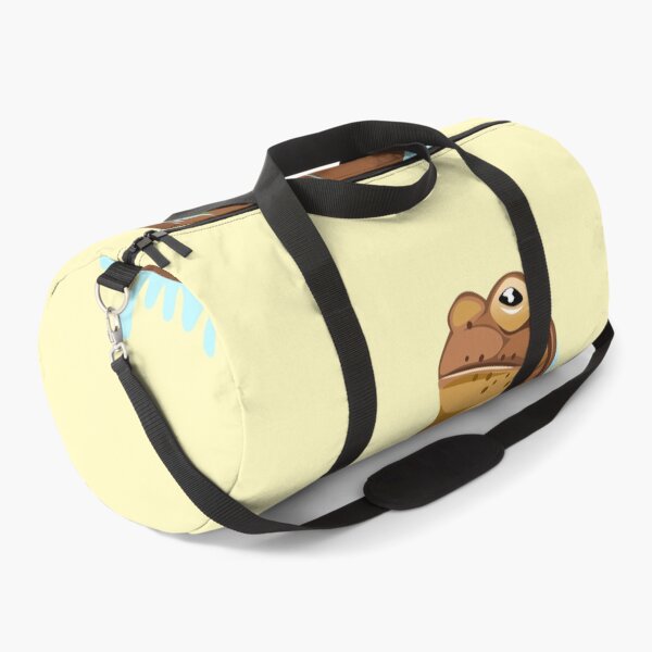 Item preview, illustration of a brown frog sitting on a rock designed and sold by AmsaOza.