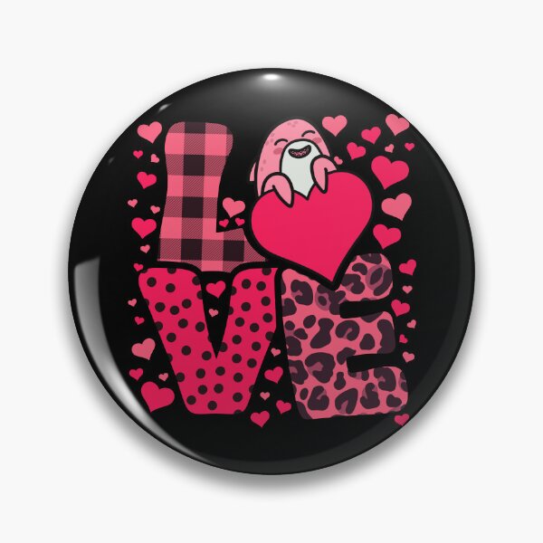 Item preview, Cute Kawaii Valentine Shark Love Hearts Valentines Day designed and sold by JokeGysen.