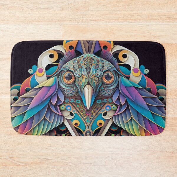 Item preview, Rainbow Bird Pattern | Rainbow Bird | Rainbow Eagle | Vivid Eagle | Rainbow Firebird | Colorful Butterflies | Native Bird |high resolution designed and sold by Synthetic-Intel.