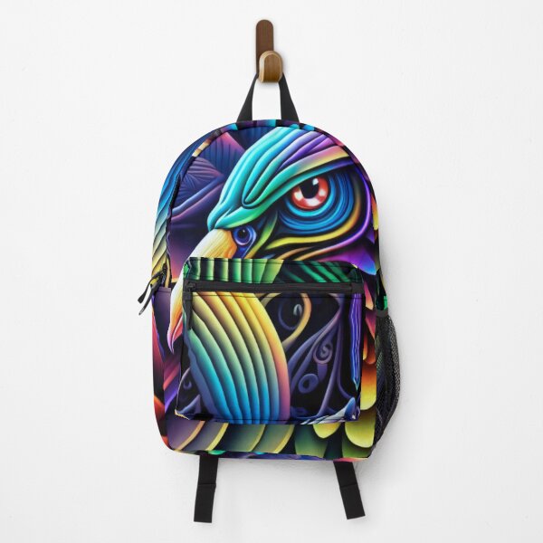 Item preview, Rainbow Bald Eagle Pattern | Rainbow Bird | Rainbow Eagle | Vivid Eagle | Rainbow Firebird | Colorful Butterflies | Native Bird |high resolution designed and sold by Synthetic-Intel.