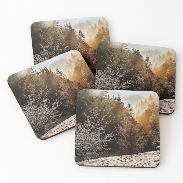 Item preview, Foggy country forest designed and sold by CrispyCold.