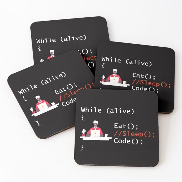 Item preview, Funny programmer life designed and sold by CyberArt Designers.