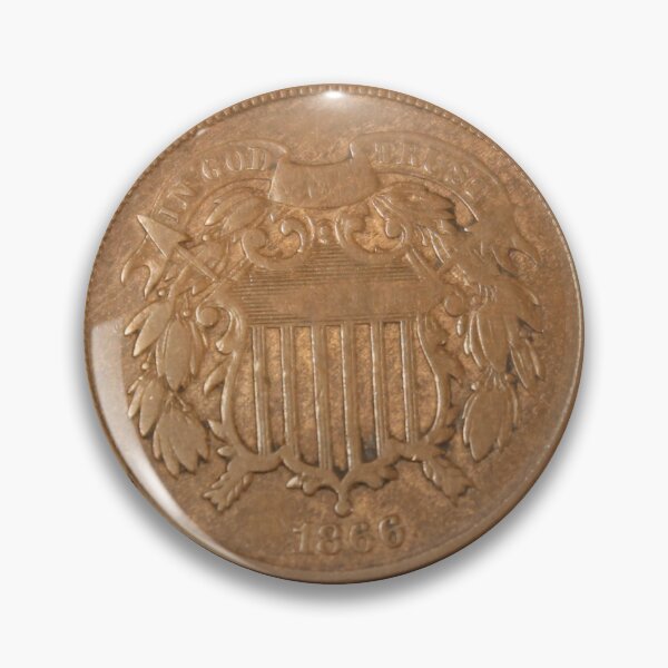 Item preview, 1866 Two Cent Piece  designed and sold by coinsxcrochet.