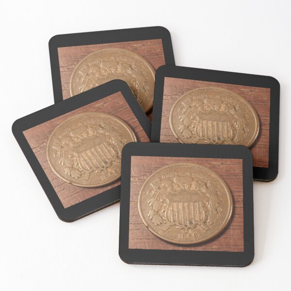 Item preview, 1866 Two Cent Piece  designed and sold by coinsxcrochet.