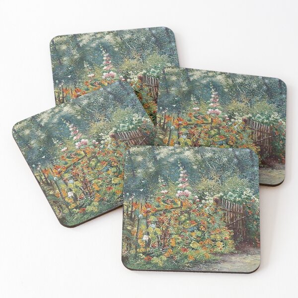 Item preview, Garden of Flowers - Signed French Impressionist designed and sold by tomorrowsart.