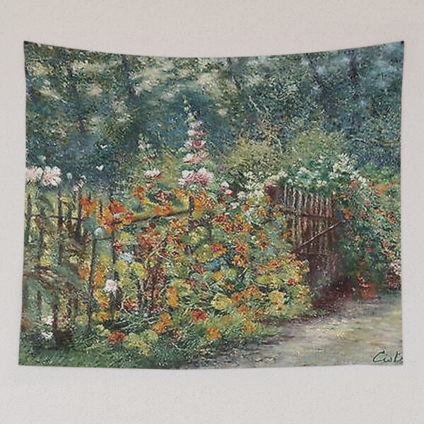 Item preview, Garden of Flowers - Signed French Impressionist designed and sold by tomorrowsart.
