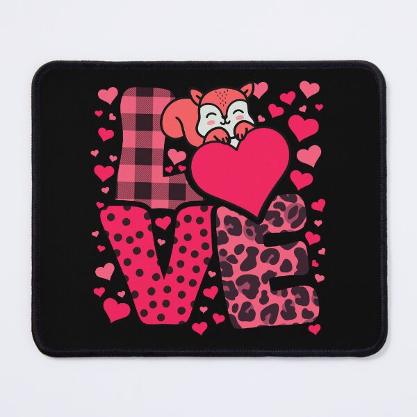 Item preview, Cute Kawaii Valentine Squirrel Love Hearts Valentines Day designed and sold by JokeGysen.