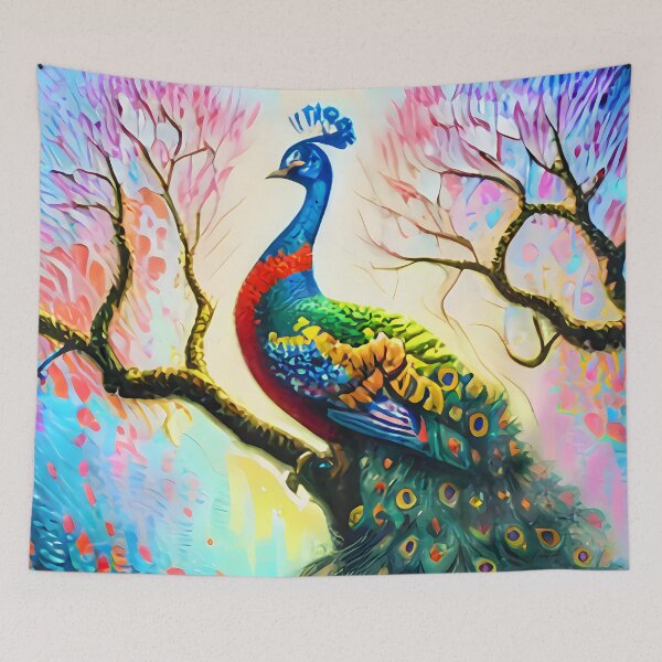Item preview, Psychedelic Peacock Dream designed and sold by Teebuya.