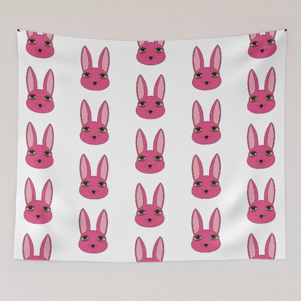 Item preview, Sleepy pink Bunny designed and sold by JessDaniArt.