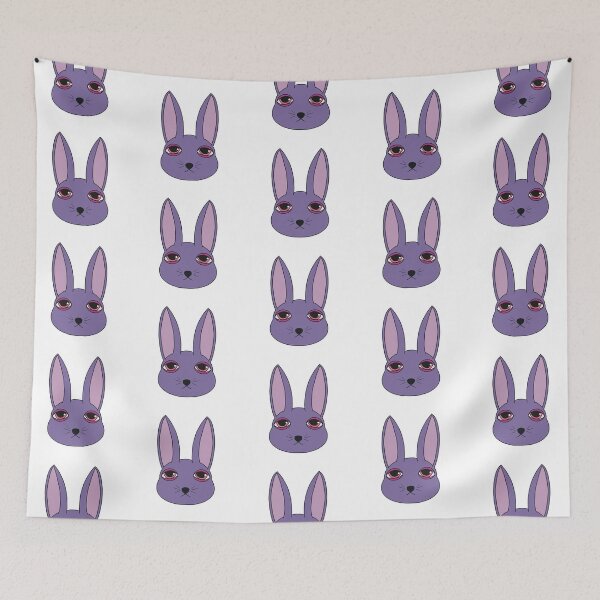 Item preview, Sleepy Purple Bunny designed and sold by JessDaniArt.