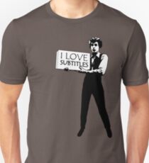 I heart subtitles! Slim Fit T-Shirt