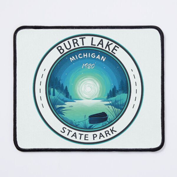 Item preview, Burt Lake State Park Michigan Badge designed and sold by KrisSidDesigns.