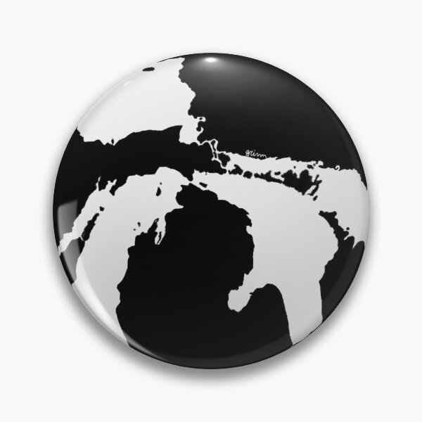 Item preview, Great Lakes Map (Ver. 2) designed and sold by TigerGrimm11.