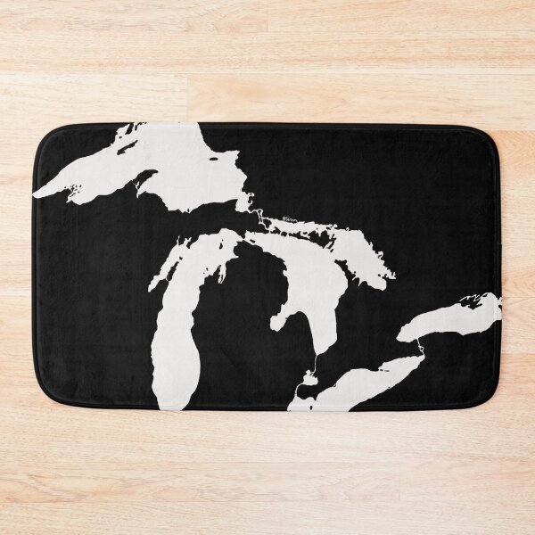 Item preview, Great Lakes Map (Ver. 2) designed and sold by TigerGrimm11.