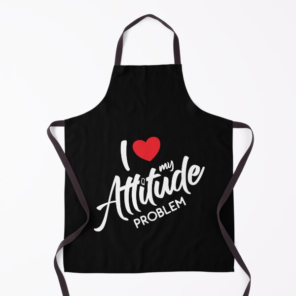 Item preview, I Love My Attitude Problem Funny Sarcastic Attitude Quotes Heart designed and sold by Designer-Girl.