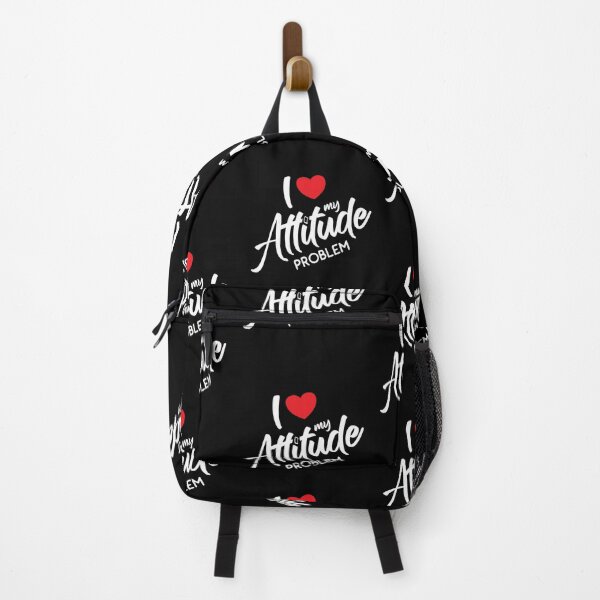 Item preview, I Love My Attitude Problem Funny Sarcastic Attitude Quotes Heart designed and sold by Designer-Girl.