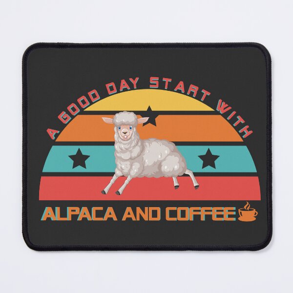 Item preview, A good day start with Alpaca and Coffee designed and sold by Dosfried.