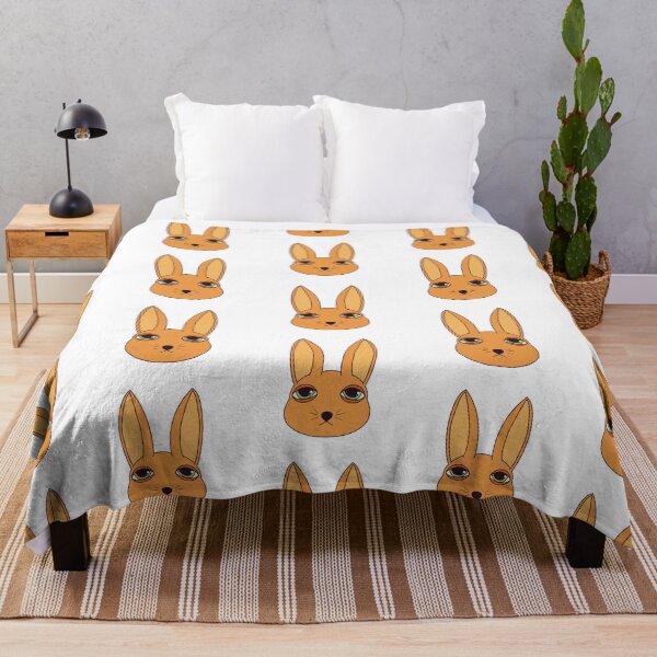 Item preview, Sleepy Orange Bunny designed and sold by JessDaniArt.