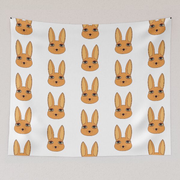 Item preview, Sleepy Orange Bunny designed and sold by JessDaniArt.