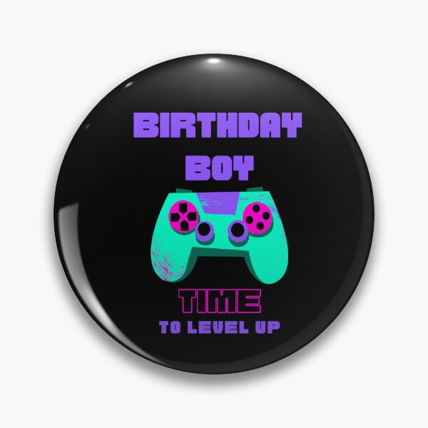 Item preview, Birthday Boy Time to Level Up designed and sold by foxforce.