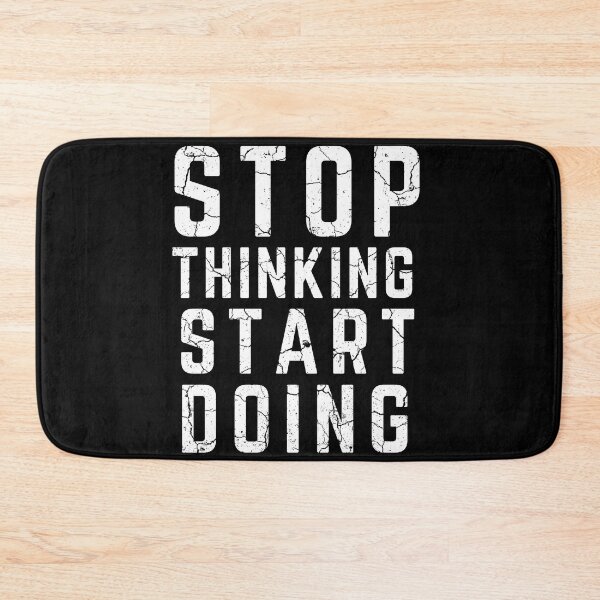 Item preview, STOP THINKING START DOING distressed  designed and sold by KingsManKind.