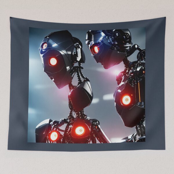 Item preview, The destruction of humanity by robots. designed and sold by Maniock.