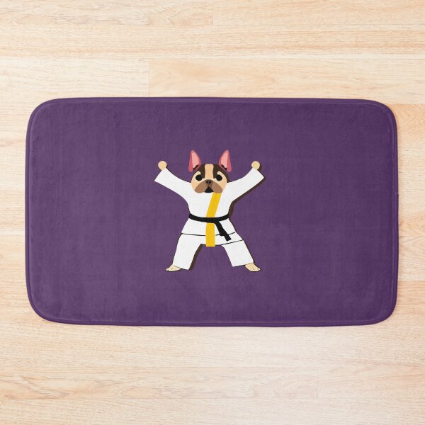 Item preview, "My Dog Knows Karate"- Funny Cartoon Dog Doing Karate designed and sold by Kodexstore.