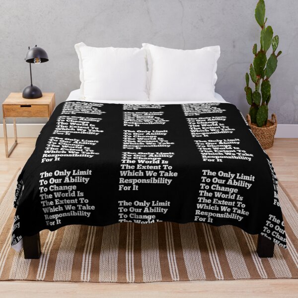 Item preview, The Only Limit To Our Ability To Change The World Is The Extent To Which We Take Responsibility For It designed and sold by jaya68903.