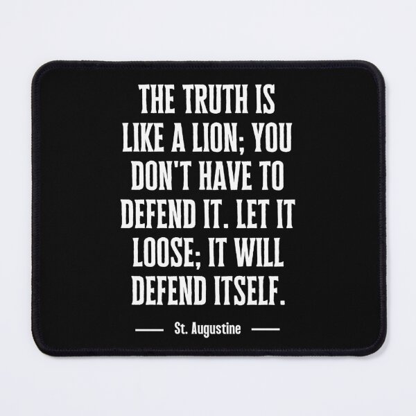 Item preview, The Truth Is Like A Lion |  Quote Lover designed and sold by QuotesAreFun.