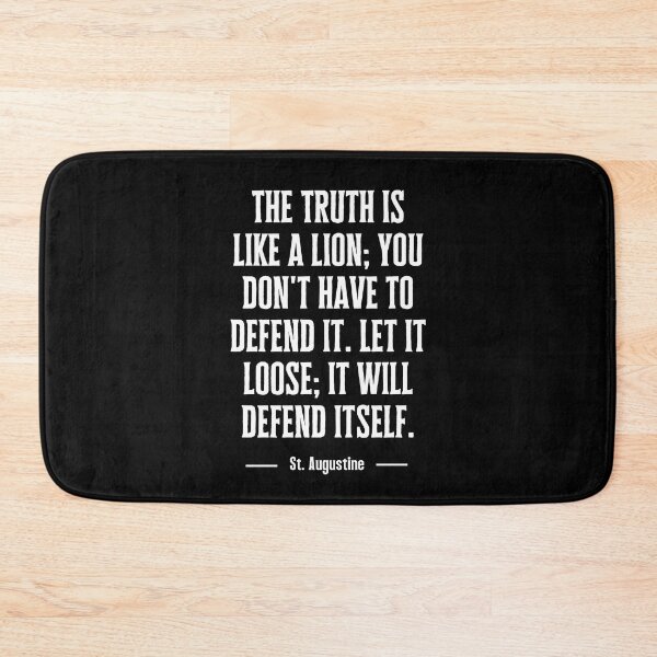 Item preview, The Truth Is Like A Lion |  Quote Lover designed and sold by QuotesAreFun.