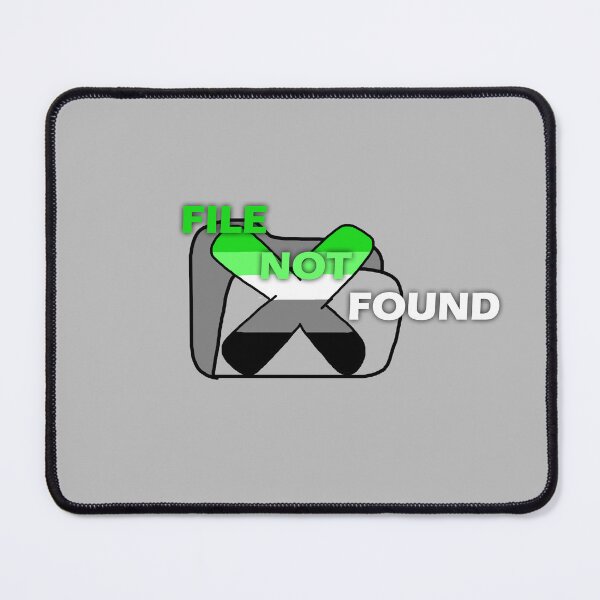 Item preview, FILE NOT FOUND (aromantic) designed and sold by Echholocation.