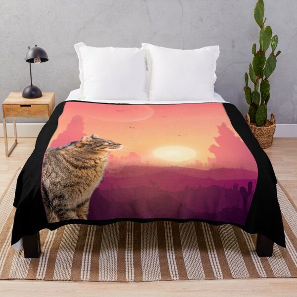 Item preview, Cat Watching Sunset Scene designed and sold by Amazonan.