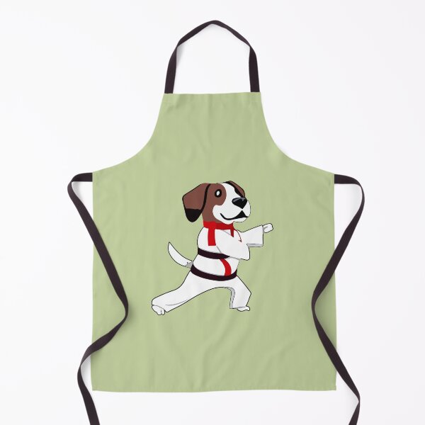 Item preview, "My Dog Knows Karate"- Funny Cartoon Dog Doing Karate designed and sold by Kodexstore.