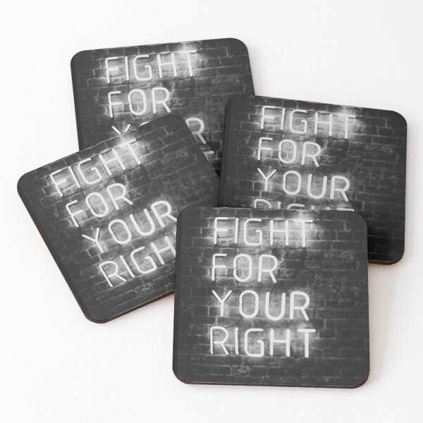 Item preview, FIGHT FOR YOUR RIGHT designed and sold by PBYK.