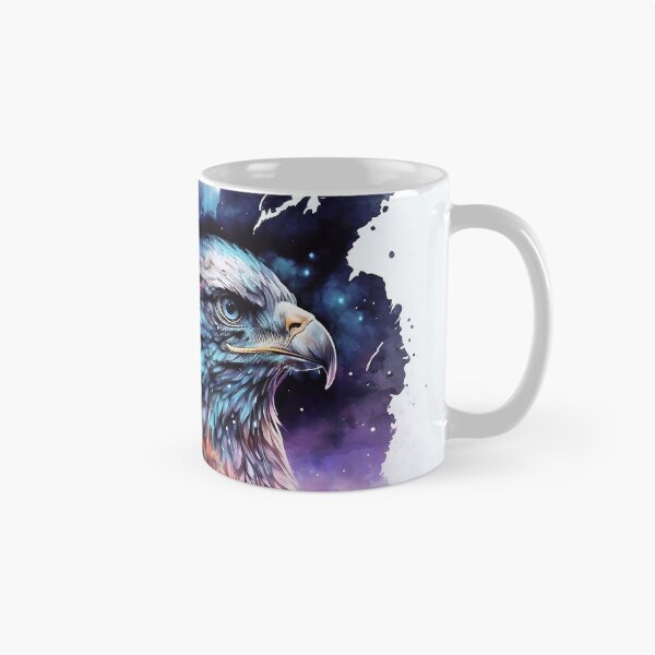 Item preview, Spirit animal eagle in front of mountains designed and sold by knuppify.