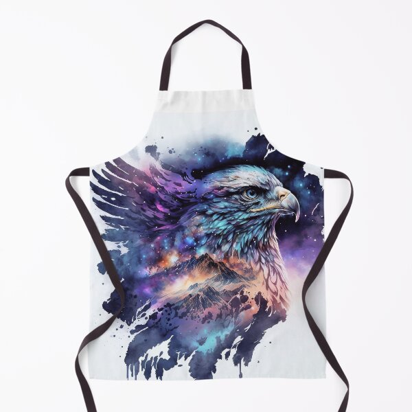 Item preview, Spirit animal eagle in front of mountains designed and sold by knuppify.