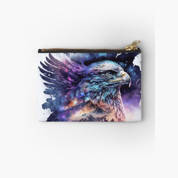 Item preview, Spirit animal eagle in front of mountains designed and sold by knuppify.