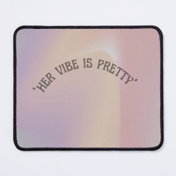 Item preview, her vibe is pretty aesthetic retro that girl manifestation illustration colorful aura designed and sold by Anavrisss.