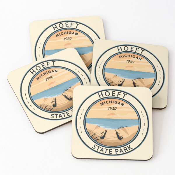 Item preview, Hoeft State Park Michigan Badge designed and sold by KrisSidDesigns.