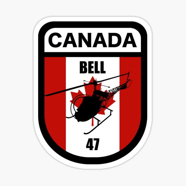 Item preview, Canadian Bell 47 Patch designed and sold by StrongVlad.