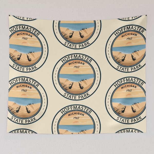 Item preview, Hoffmaster State Park Michigan Badge designed and sold by KrisSidDesigns.