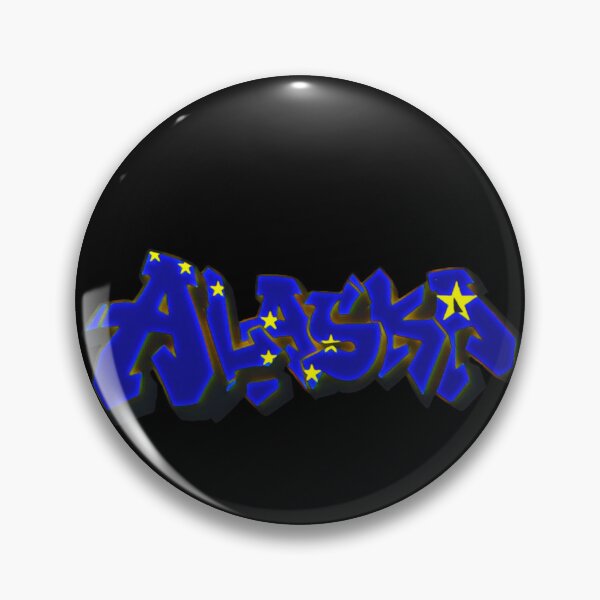 Item preview, Original Alaskan Flag Graffiti  designed and sold by Dude  Stuff.