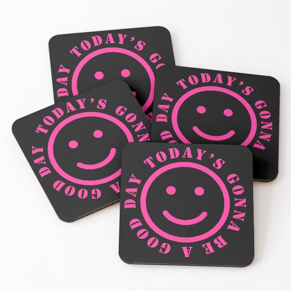 Item preview, TODAY'S GONNA BE A GOOD DAY - a happy design pink designed and sold by GeoffBeattie.