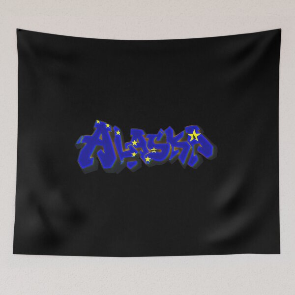 Item preview, Original Alaskan Flag Graffiti  designed and sold by Dude  Stuff.