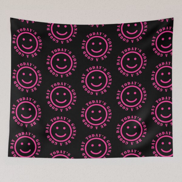 Item preview, TODAY'S GONNA BE A GOOD DAY - a happy design pink designed and sold by GeoffBeattie.