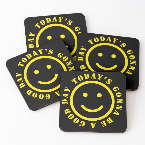 Item preview, TODAY'S GONNA BE A GOOD DAY - a happy design yellow designed and sold by GeoffBeattie.