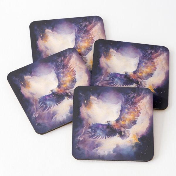 Item preview, Flying eagle in the night designed and sold by knuppify.